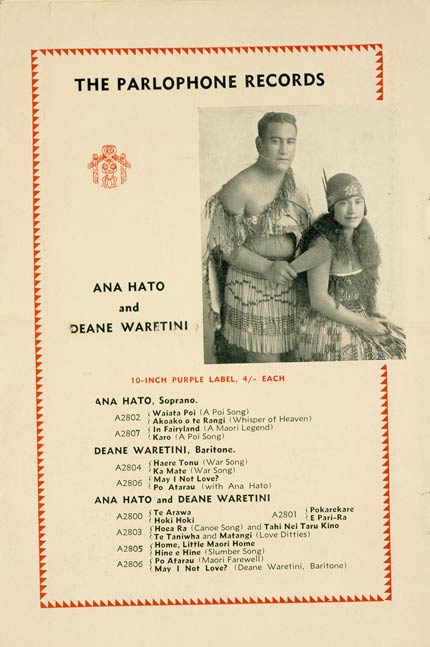 Ana Hato and Deane Waretini