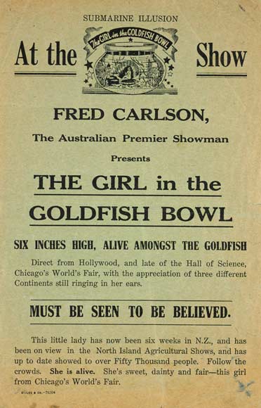 The girl in the goldfish bowl 