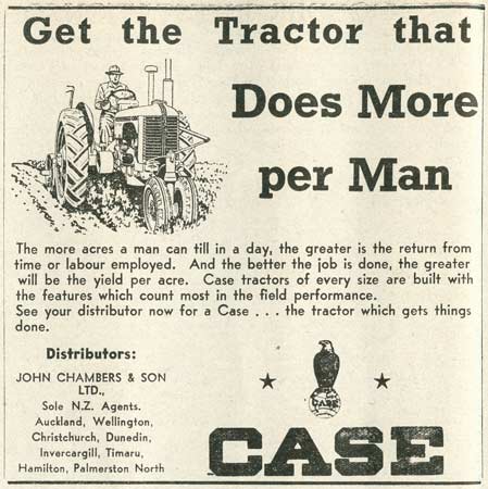 Tractor advertisement