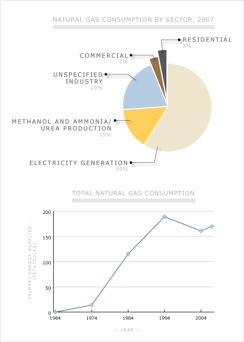 Natural gas consumption