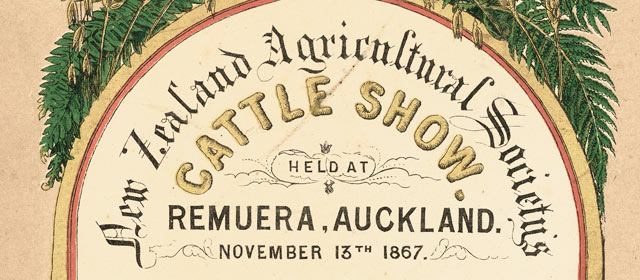 Cattle show certificate