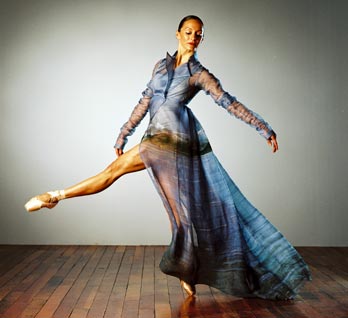 Natasha Purcell of the Royal New Zealand Ballet in the contemporary work FrENZy