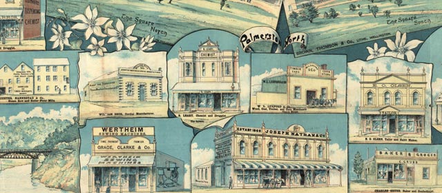 Palmerston North shops, 1896