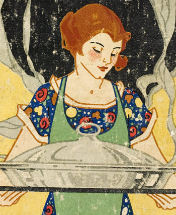 Cover of Melanie Primmer's 1926 book The up to date housewife