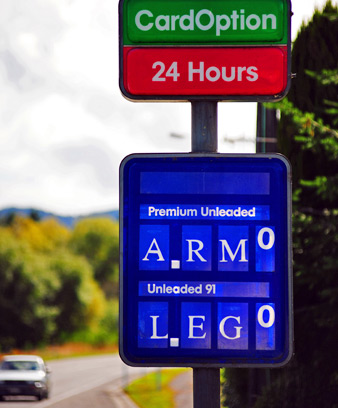 Petrol prices an 'arm' and a 'leg'