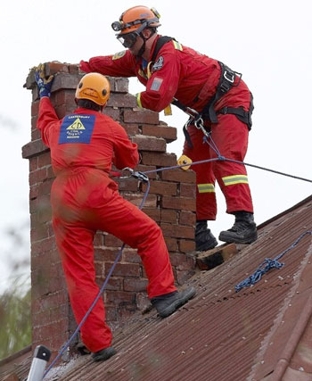 Stabilising a chimney after the 2010 Canterbury earthquake
