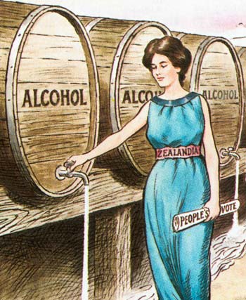 Pro-prohibition cartoon, 1905