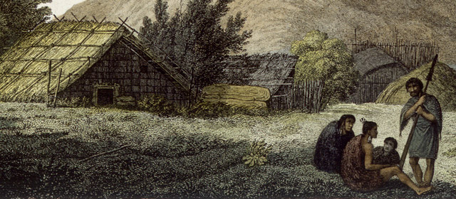 Pā in Queen Charlotte Sound, 1780s