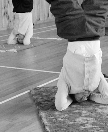 Yoga class, Wellington, 1959