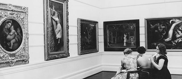 Exhibition at the Sarjeant Gallery, 1958