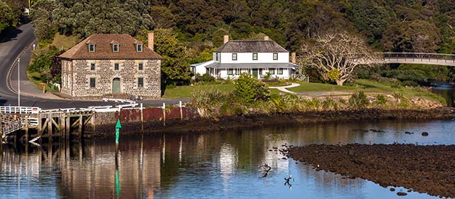 New Zealand's oldest European stone and wooden buildings: the Stone Store and Kerikeri mission house