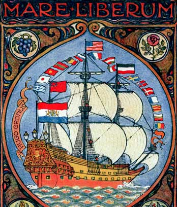 Mare liberum (1609) by Hugo Grotius