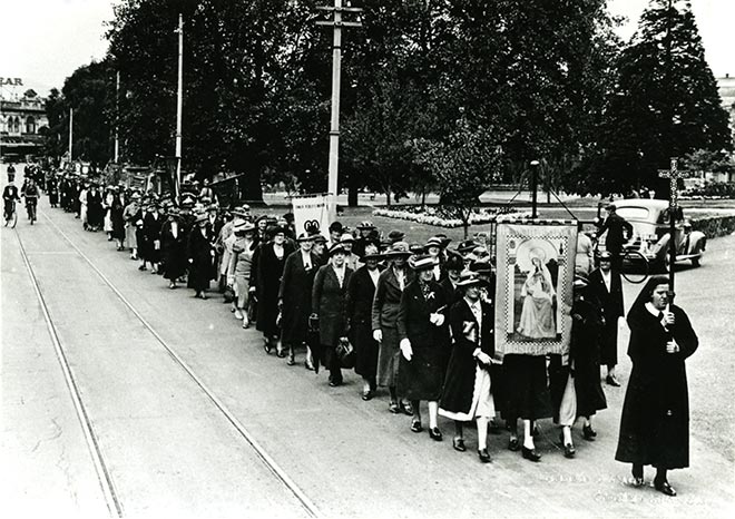 Mothers' Union parade, Christchurch