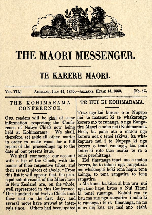 The Maori Messenger – Te Karere Maori