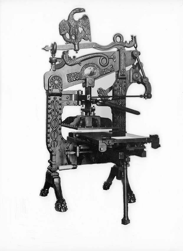 William Colenso's printing press