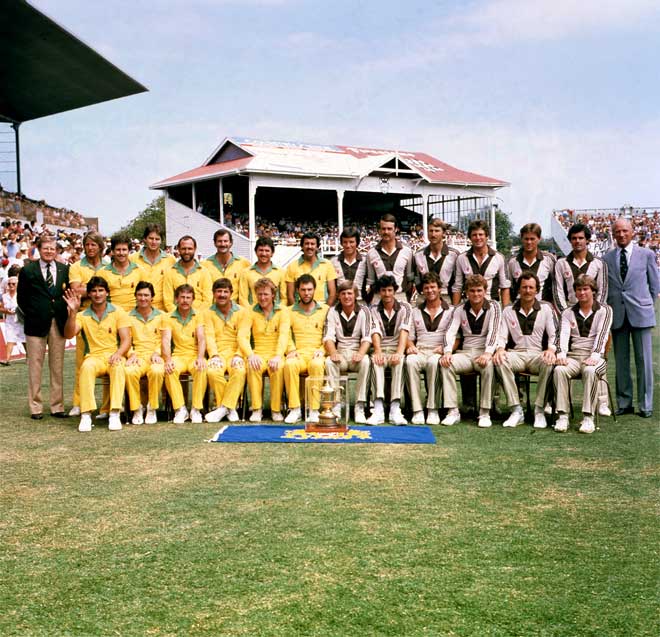 New Zealand and Australian one-day teams, 1982