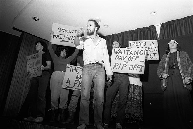Maranga Mai theatre group performing at the Beehive, 1980