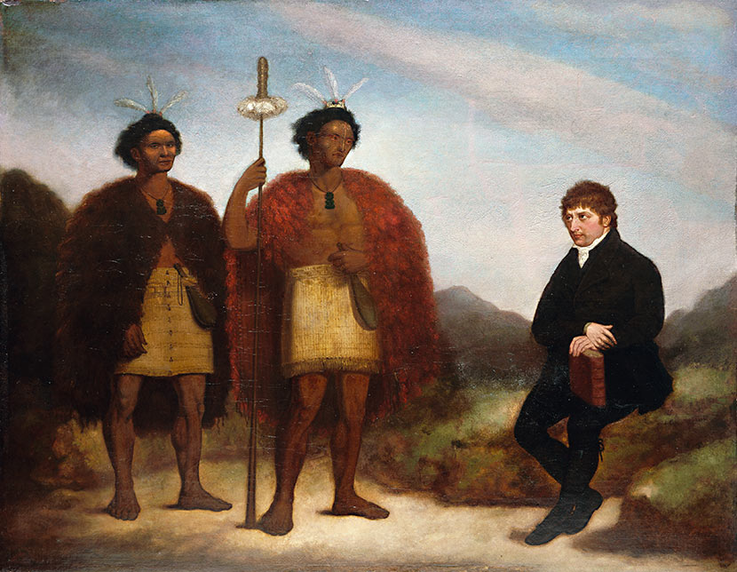 Thomas Kendall with Waikato and Hongi Hika, 1820