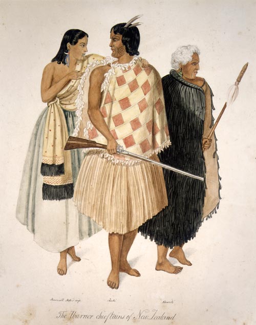 Hōne Heke, Te Ruki Kawiti and Hāriata Rongo 