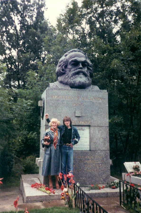 At Karl Marx’s grave