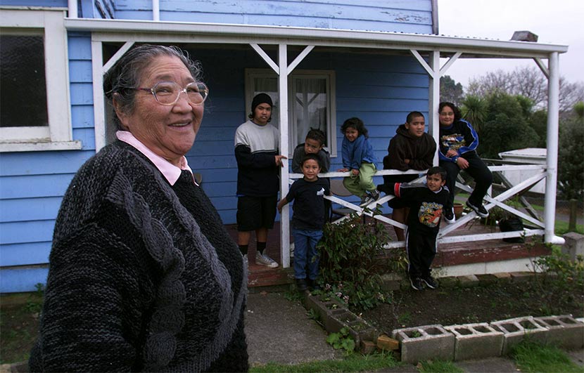Agnes TuiSamoa and her grandchildren