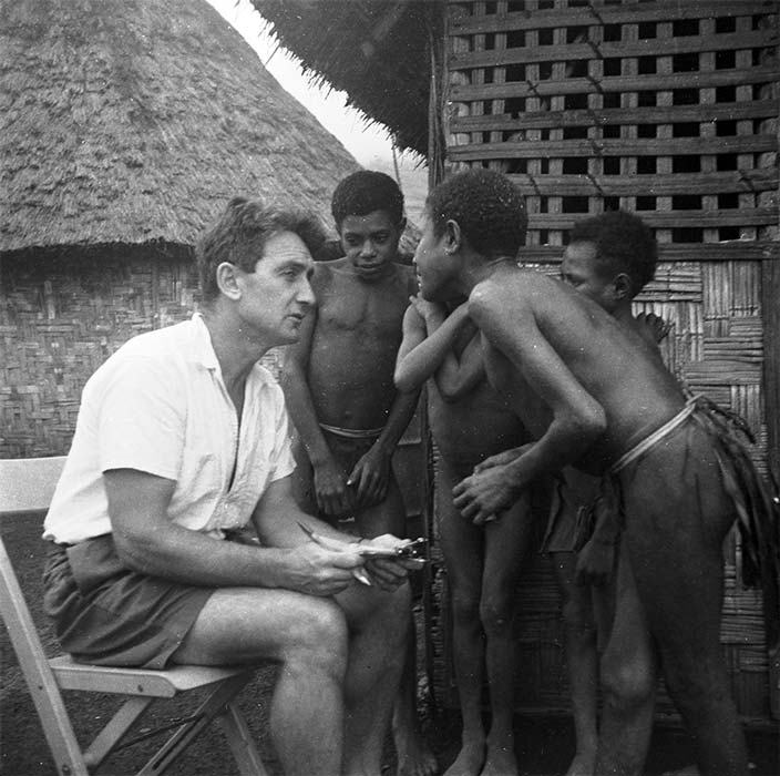 Bruce Biggs in Papua New Guinea