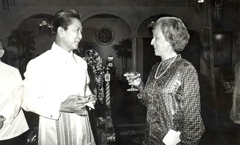 Barbara Angus and Ferdinand Marcos