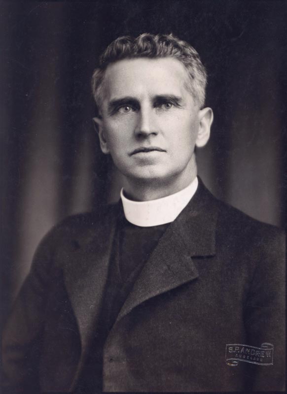 A photograph of Arthur Seamer in clerical garb