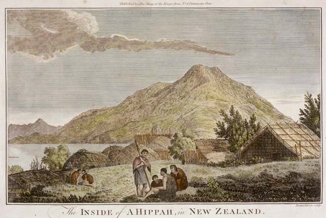 ‘The inside of a hippah, in New Zealand’