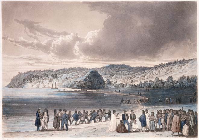 French and Māori at Kororāreka