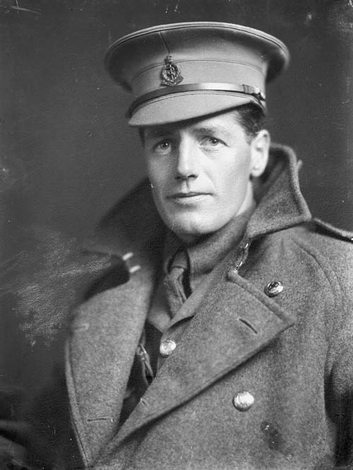 Fred Bowerbank in military uniform, 13 May 1915