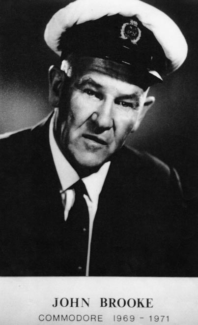 John Balmain (Jack) Brooke, commodore of the Royal New Zealand Yacht Squadron from 1969 to 1971