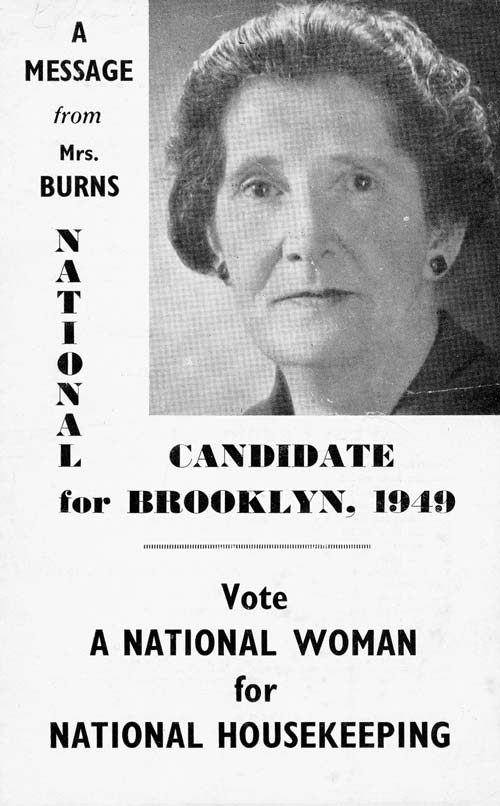 Berta Burns's 1949 election campaign
