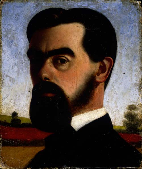 Self portrait in oils by Samuel Butler