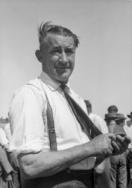 Soil conservator Douglas Campbell, 1950s
