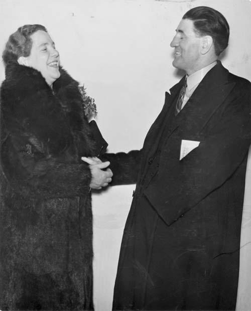 John Alfred Alexander Lee with his wife, Mollie