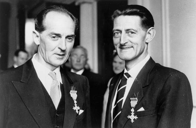 Vincent Aspey (left) and Alex Sylvester Lindsay, 1959