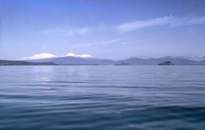 Lake Taupō and Mt Tongariro