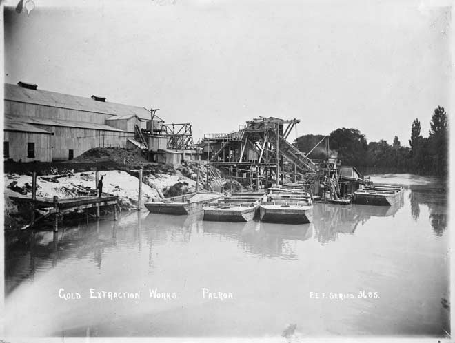 Gold extraction works, Paeroa 