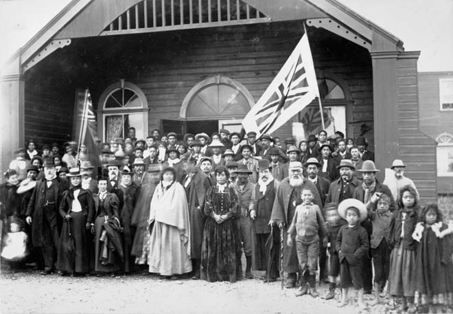 Opening of the meeting house at Pāpāwai pā, 1897 