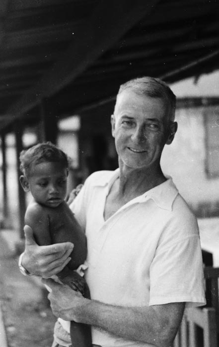 Patrick Joseph Twomey during one of his trips to the Pacific islands