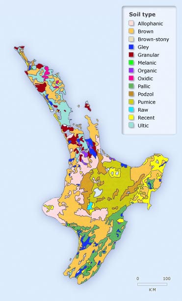 Soils of the North Island 