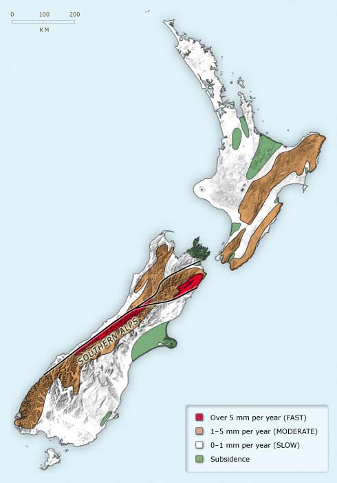 Uplift of New Zealand