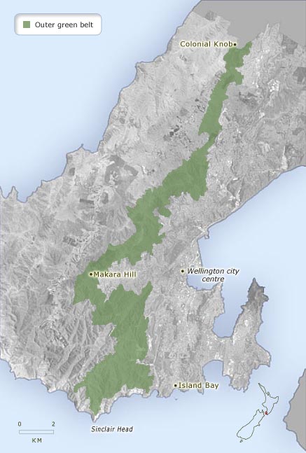 Wellington’s outer green belt