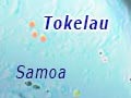 The Pacific Ocean, showing the Tokelau group 
