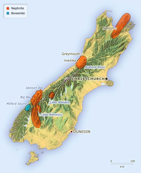 Ngā takotoranga o te pounamu ki Te Wai Pounamu