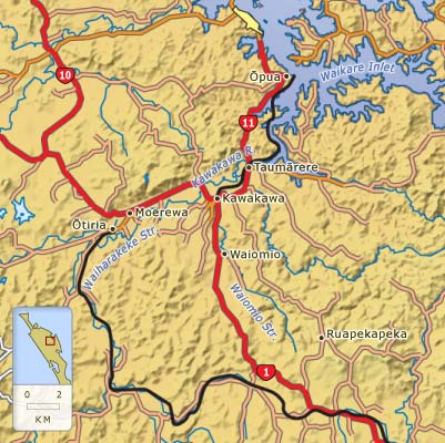 The Waiōmio valley