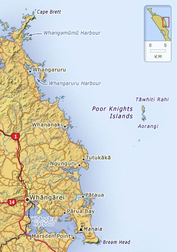 Whangārei Harbour and north
