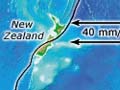 New Zealand in the Pacific Ocean