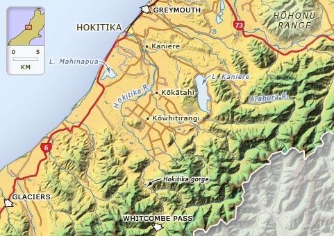 Hokitika New Zealand Map Hokitika – West Coast Places – Te Ara Encyclopedia Of New Zealand